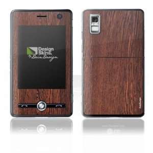   Design Skins for LG KS20   Nussbaum dunkel Design Folie Electronics