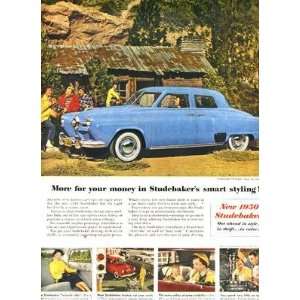  1950 Studebaker Champion Regal deluxe Magazine Ad 