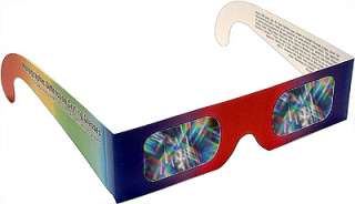 10 Fireworks Glasses Rainbow Holographic Diffraction  