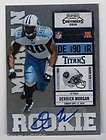 Derrick Morgan RC AUTO 2010 Playoff Contenders  