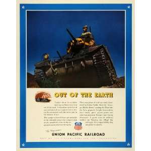  1943 Ad Union Pacific Railroad Streamliners Challengers 