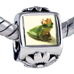  Pandora Style Bead Frog Prince Beads Fits Pandora Bracelet 