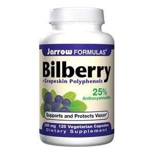 Jarrow Formulas, Bilberry + Grapeskin Polyphenols, 280 mg, 120 Veggie 