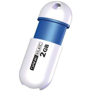   DA ZMP 02G CA W1 C CAPLESS USB PEN DRIVES (2 GB; WHITE): Electronics
