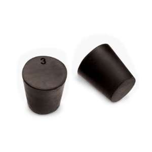 Nasco   Rubber Stoppers   Size 3 Solid:  Industrial 