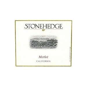  Stonehedge Merlot California 750ML Grocery & Gourmet Food