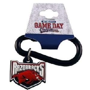   : NCAA Arkansas Razorbacks PVC Carabiner Keychain: Sports & Outdoors