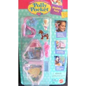  Vintage Polly Pocket Western Pony Compact (1996): Toys 