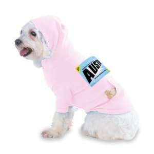   AUSTIN Hooded (Hoody) T Shirt with pocket for your Dog or Cat LARGE Lt