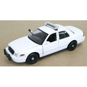   Crown Vic Police Car   Blank White   Case Of 12 Cars: Toys & Games