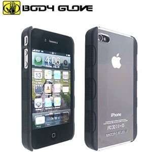  Apple iPhone 4 Fringe Body Glove Cover (Clear/Black): Cell 
