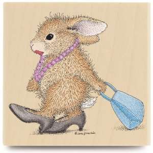   Mouse Wood Mounted Rubber Stamp: Fancy Pants: Arts, Crafts & Sewing