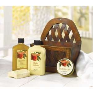  Peach Orchard Bath Basket: Beauty