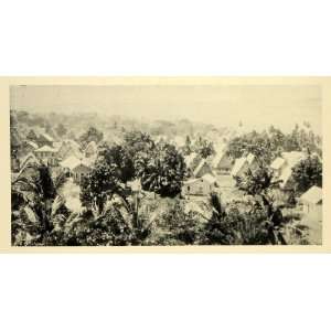  1930 Print Carib Indian Village Trujillo Honduras South 