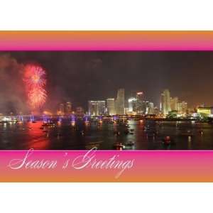  Birchcraft Studios 2111 Fireworks Over Miami   Gold Lined 
