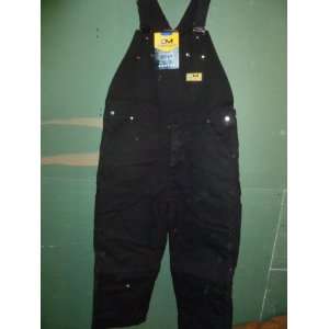 NEW LARGE SIZE REG LENGTH 12oz BLACK Duck insulated Overalls Heavy 