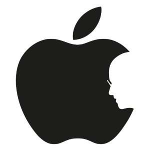  Steve Jobs Apple car bumper sticker decal 4 x 4 