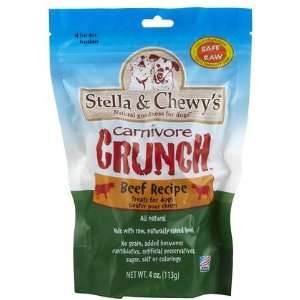  Stella & Chewys Carnivore Crunch   Beef   4 oz (Quantity 