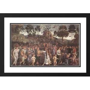  Perugino, Pietro 40x28 Framed and Double Matted Mosess 