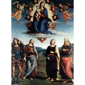  Hand Made Oil Reproduction   Pietro Perugino   32 x 44 