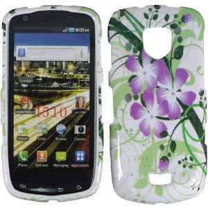 with Green Wave Snap on Hard Protective Cover Case for Samsung Stealth 