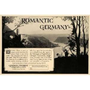   Ad German Tourist Romantic Germany Vacation Travel   Original Print Ad