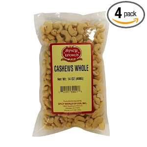 Spicy World Cashews Whole, 14 Ounce Grocery & Gourmet Food