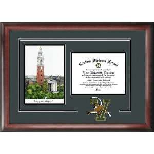  Vermont Catamounts Spirit Diploma Frame with Campus Image 