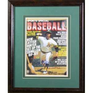  Jim Catfish Hunter Autographed Baseball Magazine 