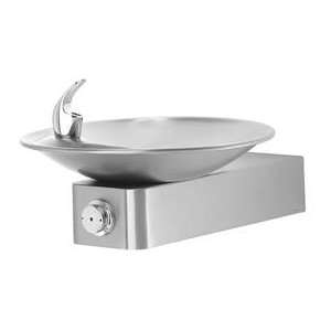   Free Ss Push Button Drinking Fountain With Sculpted Bowl