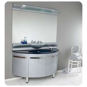 Fresca Potente Grey Modern Bathroom Vanity w/Mirror & Detachable 