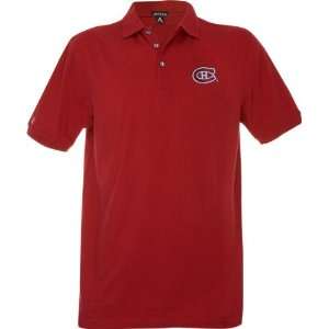   Canadiens Red Classic Pique Stainguard Polo Shirt