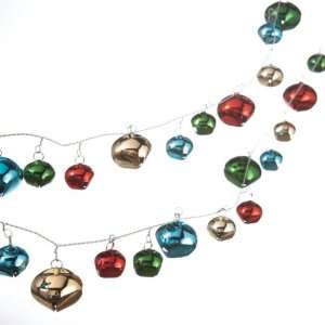    Multi Bell Garland Metal (Set of 4) by Midwest CBK