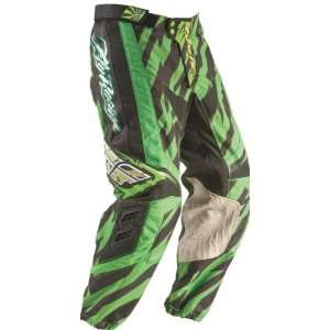  Fly Racing Kinetic Pants, Green/Black, Size 42 XF363 