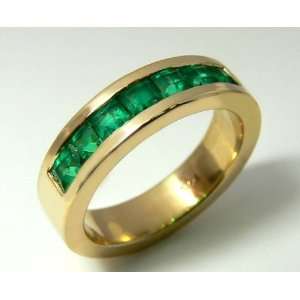  Incredible Colombian Emerald Unisex Ring 