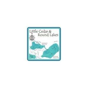 Little Cedar & Round Lakes Stainless Steel Water Bottle 