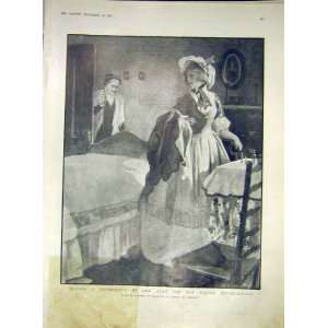  Agatha Aunt Durden Rabanus Story Sketch Old Print 1911 