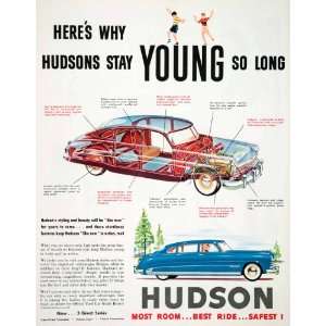 1950 Ad Hudson Commodore Sedan Motor Car Vehicle Specification Detroit 