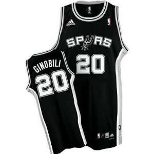    San Antonio Spurs #20 Manu Ginobili Black Jersey