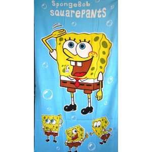   Blue Spongebob Squarepants Towel   Spongebob Beach Towel: Toys & Games