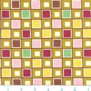  54 Wide Squares Spumoni Fabric By The Yard Arts, Crafts 