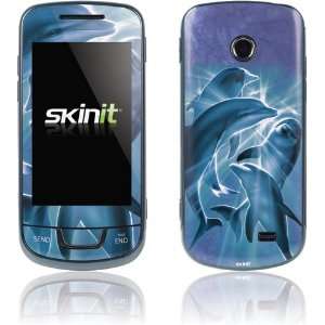  Gleaming Blue Dolphins skin for Samsung T528G Electronics