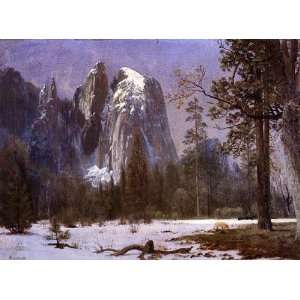  Cathedral Rocks, Yosemite Valley, Winter