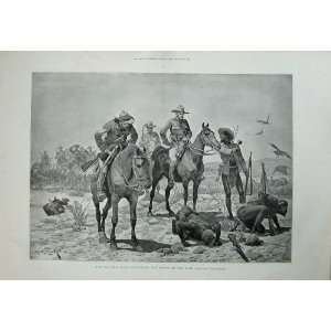  Matabili War 1893 Spoor Captain Williams Horses Art