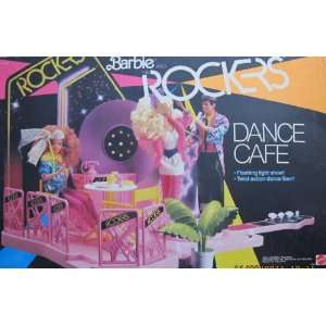 Barbie and The Rockers DANCE CAFE 37 Piece Playset w FLASHING LIGHT 