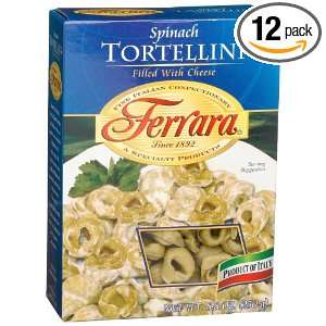 Ferrara Spinach Tortellini with Cheese, 8.8 Ounce Boxes (Pack of 12 