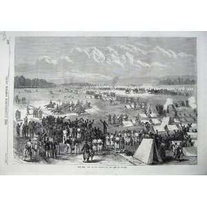   1870 Visit Emperor Camp Chalons Army Soldiers Horse