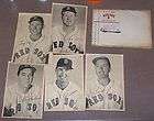 1955 Boston Red Sox Team Issued Set of 30 Black & White Stadium Photos