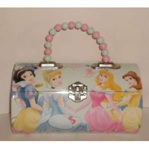  Disney Princess Rollbag Style Tin Handbag/Lunch Box With 