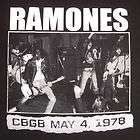 Vintage Ramones T shirt CBGB May 4 1978 Classic Tee SzL
